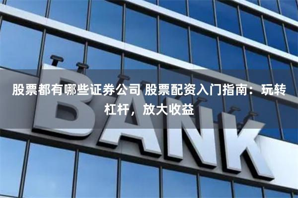股票都有哪些证券公司 股票配资入门指南：玩转杠杆，放大收益
