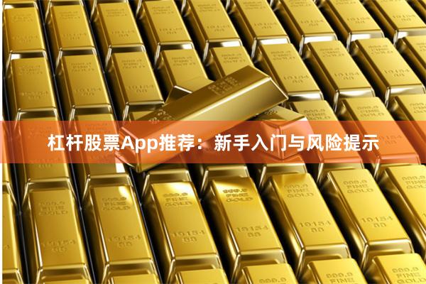 杠杆股票App推荐：新手入门与风险提示